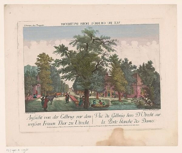 View in Utrecht at the Wittevrouwenpoort, 1755-1779. Creator: Balthasar Friedrich Leizelt