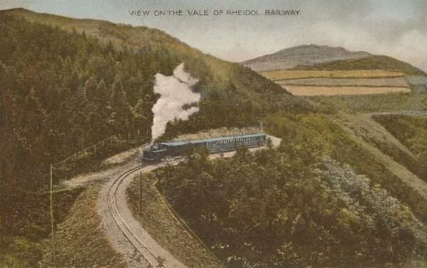 View on the Vale of Rheidol Railway, early 20th century. Creator: Unknown