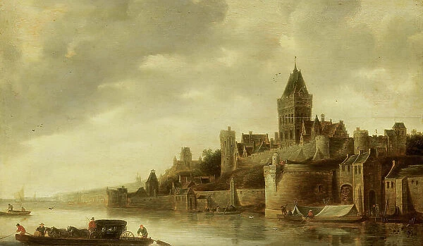 View of the Valkhof in Nijmegen, c.1645-c.1650. Creator: Frans de Hulst
