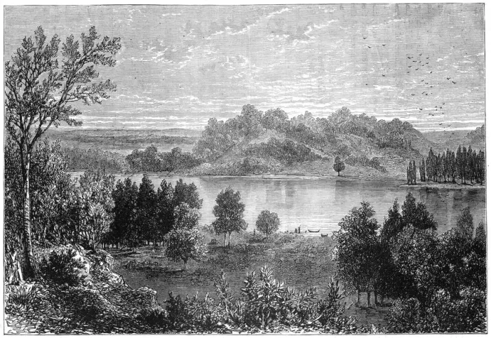 Framed Print : View in the valley of the upper Mississippi, 1877 Framed Print : View in the valley of the upper Mississippi, 1877