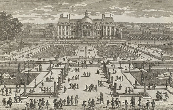 View of Vaux-Le-Vicomte, 1680s. 1680s. Creator: Adam Perelle