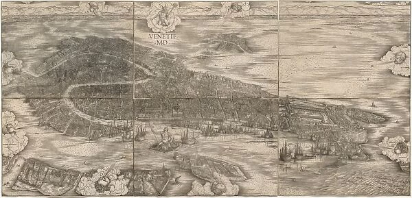 View of Venice, 1500. Creator: Jacopo de Barbari (Italian, 1440  /  50-before 1515)