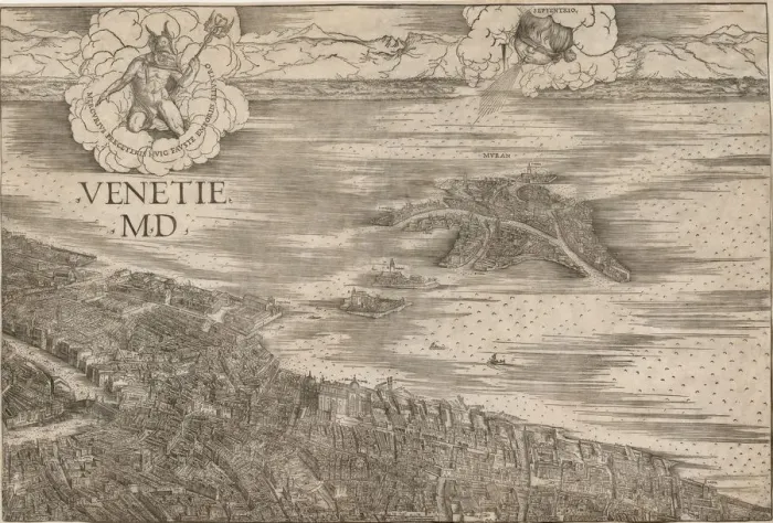 Framed Print : View of Venice, 1500. Creator: Jacopo de Barbari (Italian, 1440 / 50-before 1515) Framed Print : View of Venice, 1500. Creator: Jacopo de Barbari (Italian, 1440 / 50-before 1515)