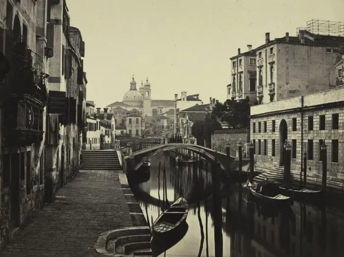 Framed Print : View of Venice, c. 1860. Creator: Carlo Ponti (Italian, 1822-1893) Framed Print : View of Venice, c. 1860. Creator: Carlo Ponti (Italian, 1822-1893)