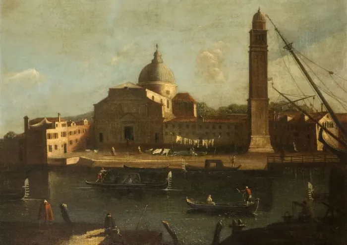 Framed Print : View Of Venice - The Church Of Il Redentore, 1700-1800. Creator: Unknown Framed Print : View Of Venice - The Church Of Il Redentore, 1700-1800. Creator: Unknown