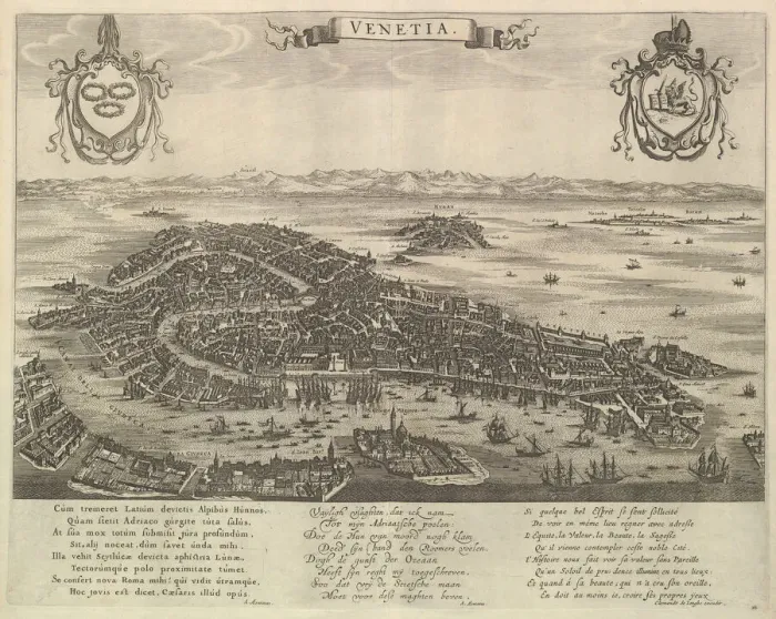 Framed Print : View of Venice, mid-17th century. Creator: Unknown Framed Print : View of Venice, mid-17th century. Creator: Unknown