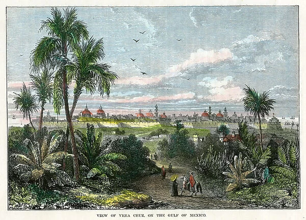 View of Vera Cruz, on the Gulf of Mexico, Mexico, c1880
