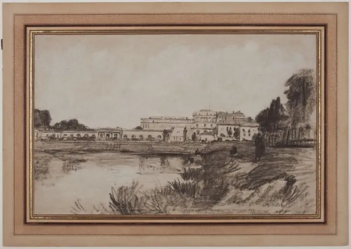 Framed Print : View of Versailles, 1800s. Creator: Antoine Vollon (French, 1833-1900) Framed Print : View of Versailles, 1800s. Creator: Antoine Vollon (French, 1833-1900)