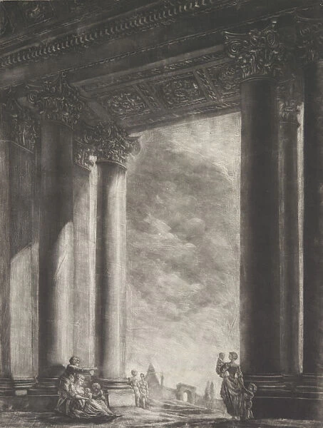 A View of the Vestibule of Santa Maria Maggiore at Rome, 1765-67