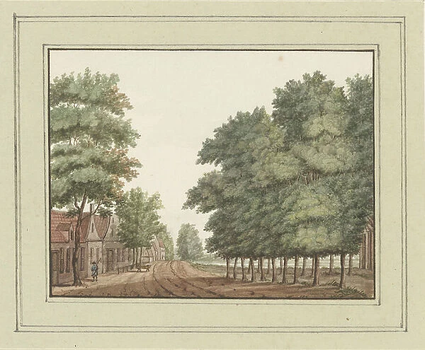 View of the village s-Graveland, c. 1757. Creator: Anon