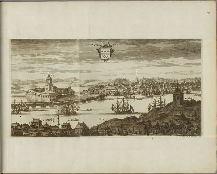 Framed Print : View of Vyborg, Between 1667 and 1700 Framed Print : View of Vyborg, Between 1667 and 1700