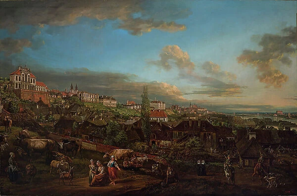 View of Warsaw with the Ordynacki Palace, 1772. Creator: Bellotto, Bernardo (1720-1780)