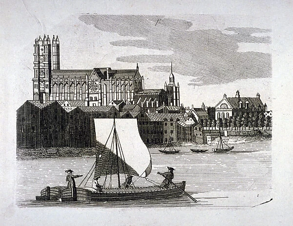View of Westminster Abbey, London, c1780
