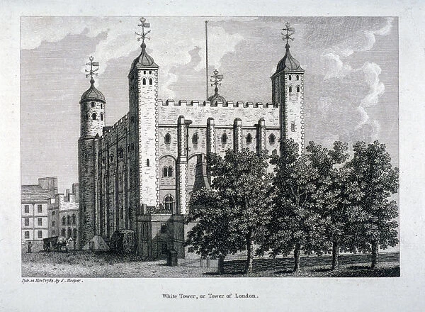 View of the White Tower, Tower of London, 1784