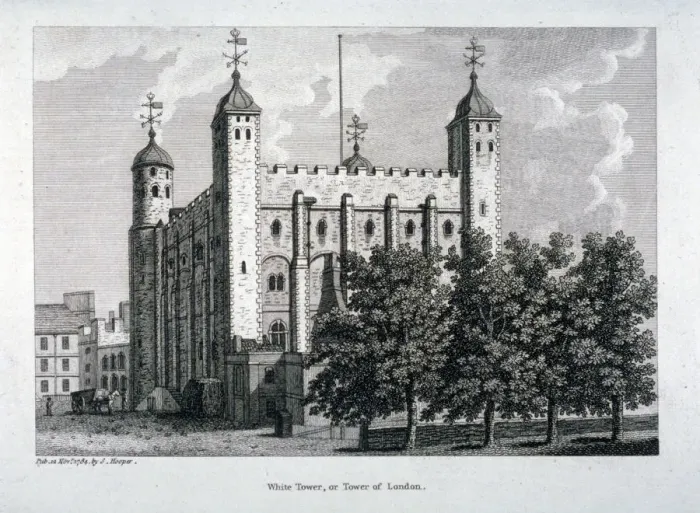 Framed Print : View of the White Tower, Tower of London, 1784 Framed Print : View of the White Tower, Tower of London, 1784