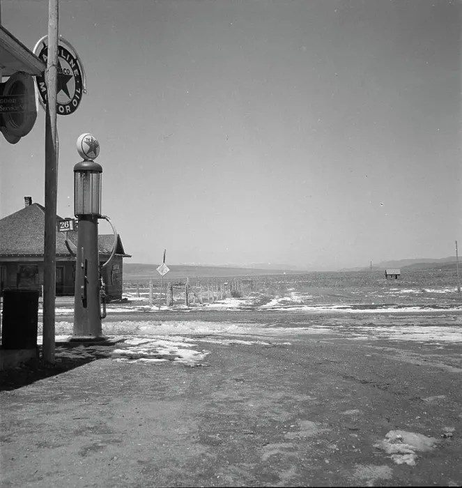 Framed Print : View of Widtsoe area from general store, Utah, 1936. Creator: Dorothea Lange Framed Print : View of Widtsoe area from general store, Utah, 1936. Creator: Dorothea Lange