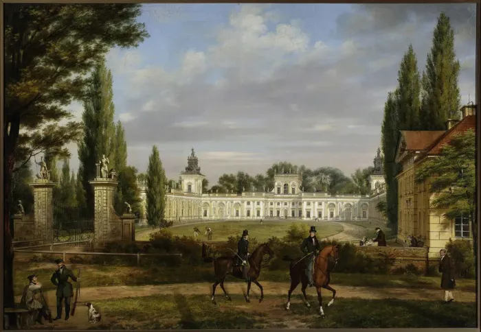 Framed Print : View of the Wilanow Palace, 1833 Framed Print : View of the Wilanow Palace, 1833
