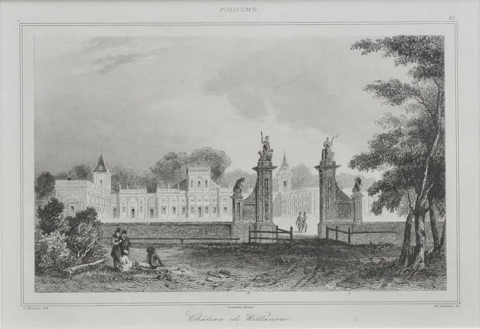 Framed Print : View of the Wilanow Palace, 1840. Artist: Lemaître, Augustin Francois (1792-1870) Framed Print : View of the Wilanow Palace, 1840. Artist: Lemaître, Augustin Francois (1792-1870)