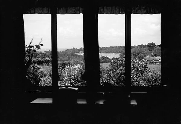 View out of a window, c1935. Creator: Kirk & Sons of Cowes