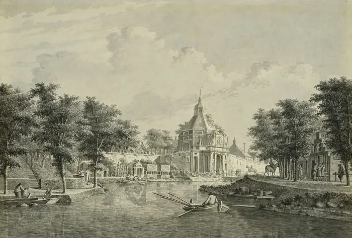 Framed Print : View of Wittevrouwenpoort in Utrecht, c1760s. Creator: Theodor Verryck Framed Print : View of Wittevrouwenpoort in Utrecht, c1760s. Creator: Theodor Verryck