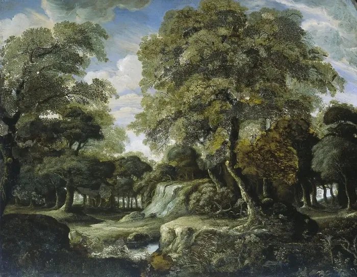 Framed Print : View in the Woods, 1660-1690. Creator: Jan van der Heyden Framed Print : View in the Woods, 1660-1690. Creator: Jan van der Heyden