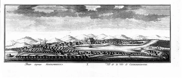 View of Yekaterinburg, 1769. Creator: Sablin, Nikolai Yakovlevich (1730-1808)