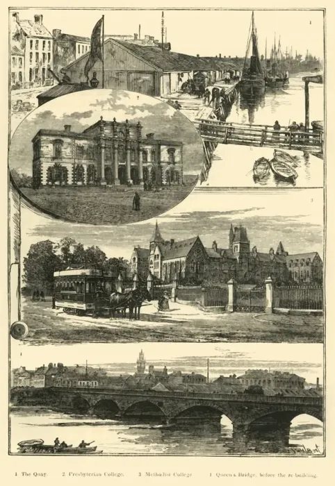 Framed Print : Views in Belfast, 1898. Creator: Unknown Framed Print : Views in Belfast, 1898. Creator: Unknown