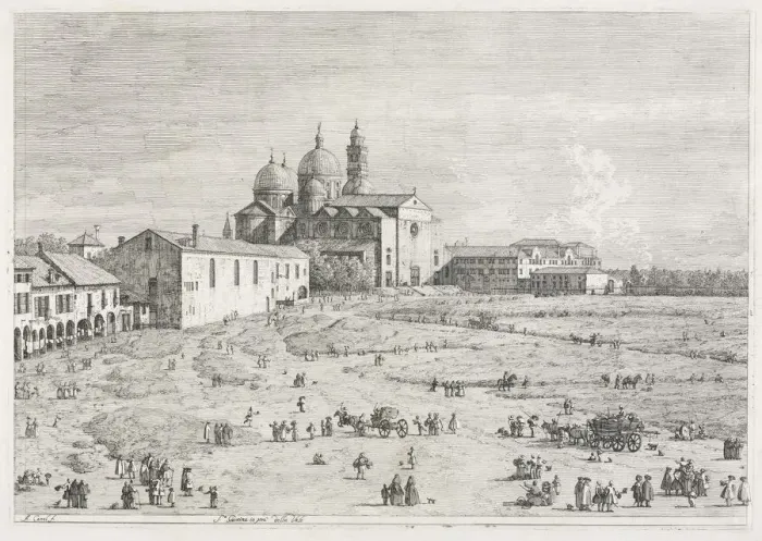 Framed Print : Views: Church of Saint Justina in Pra della Valle, Padua, 1735-1746. Creator Framed Print : Views: Church of Saint Justina in Pra della Valle, Padua, 1735-1746. Creator