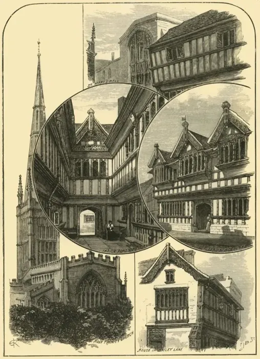 Framed Print : Views in Coventry, 1898. Creator: Unknown Framed Print : Views in Coventry, 1898. Creator: Unknown
