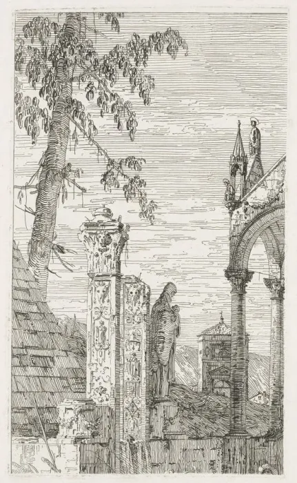 Framed Print : Views: Fragments of Sculpture, 1735-1746. Creator: Antonio Canaletto (Italian, 1697-1768) Framed Print : Views: Fragments of Sculpture, 1735-1746. Creator: Antonio Canaletto (Italian, 1697-1768)