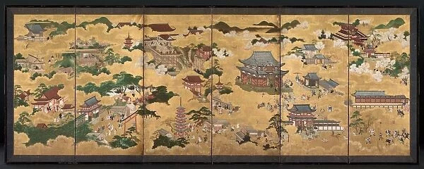 Views of Kyoto, 1600s. Creator: Unknown