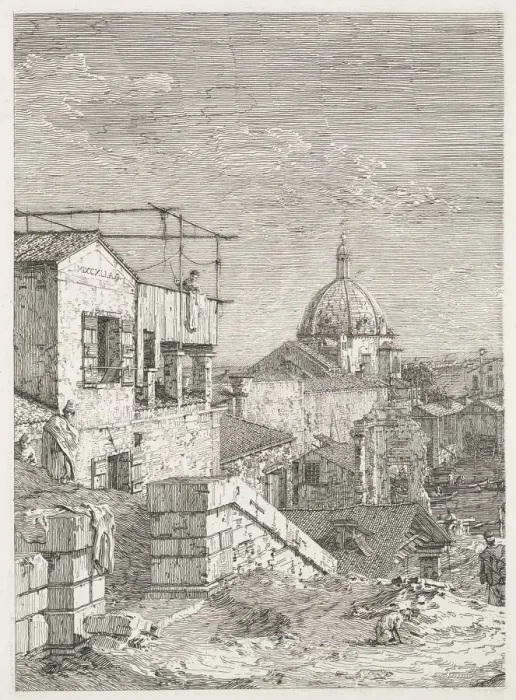 Framed Print : Views: La Maison a linscription, 1735-1746. Creator: Antonio Canaletto (Italian, 1697-1768) Framed Print : Views: La Maison a linscription, 1735-1746. Creator: Antonio Canaletto (Italian, 1697-1768)