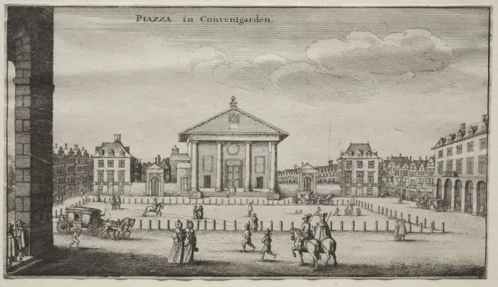 Framed Print : Views of London: The Piazza in Covent Garden. Creator: Wenceslaus Hollar (Bohemian, 1607-1677) Framed Print : Views of London: The Piazza in Covent Garden. Creator: Wenceslaus Hollar (Bohemian, 1607-1677)