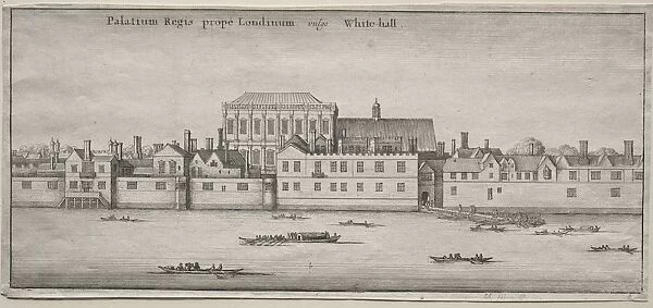 Views of London: Whitehall from the River. Creator: Wenceslaus Hollar (Bohemian, 1607-1677)