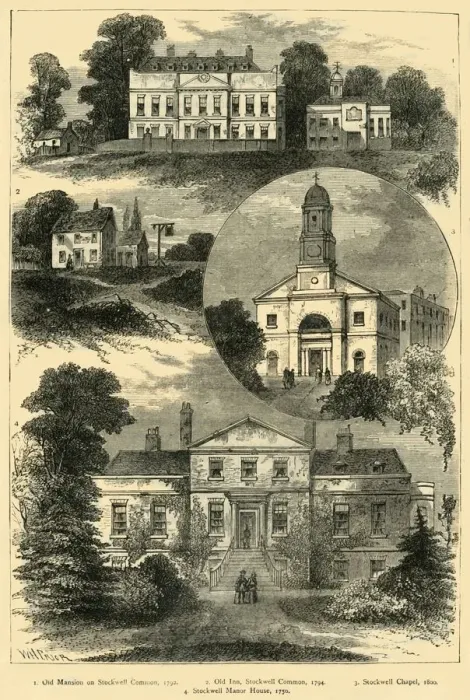 Framed Print : Views in Old Stockwell, (c1878). Creator: Unknown Framed Print : Views in Old Stockwell, (c1878). Creator: Unknown