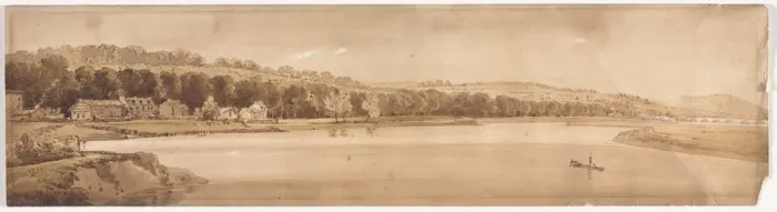 Framed Print : Twenty Views of Paris and Environs: View of St. Cloud and Mount Calvary... 1802. Creator Framed Print : Twenty Views of Paris and Environs: View of St. Cloud and Mount Calvary... 1802. Creator