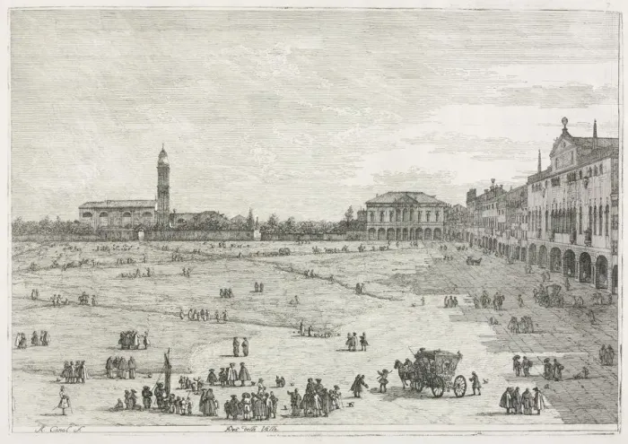 Framed Print : Views: Pra della Valle, Padua, 1735-1746. Creator: Antonio Canaletto (Italian, 1697-1768) Framed Print : Views: Pra della Valle, Padua, 1735-1746. Creator: Antonio Canaletto (Italian, 1697-1768)