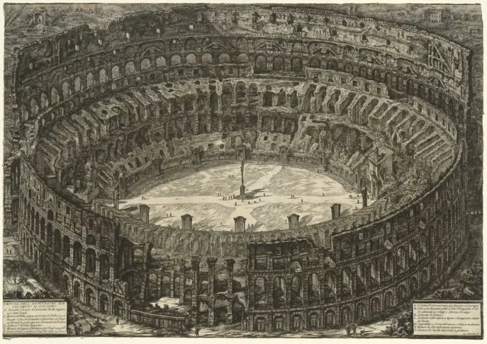 Framed Print : Views of Rome: The Colosseum, 1776. Creator: Giovanni Battista Piranesi (Italian, 1720-1778) Framed Print : Views of Rome: The Colosseum, 1776. Creator: Giovanni Battista Piranesi (Italian, 1720-1778)