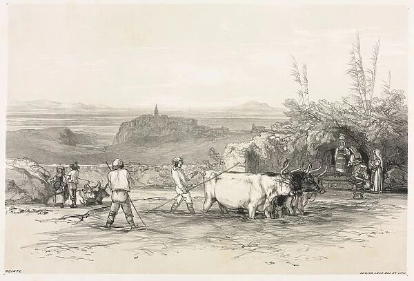 Views in Rome and Its Environs: Roiate, 1841. Creator: Edward Lear (British, 1812-1888); T