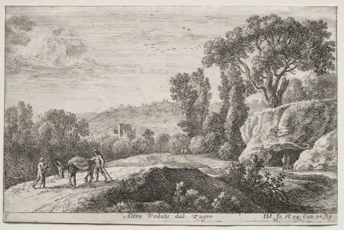 Framed Print : Views of Rome: Second View of Zugro. Creator: Herman van Swanevelt (Dutch, c. 1600-1655) Framed Print : Views of Rome: Second View of Zugro. Creator: Herman van Swanevelt (Dutch, c. 1600-1655)