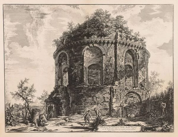 Views of Rome: The So-called Tempio della Tosse, near Tivoli, 1763