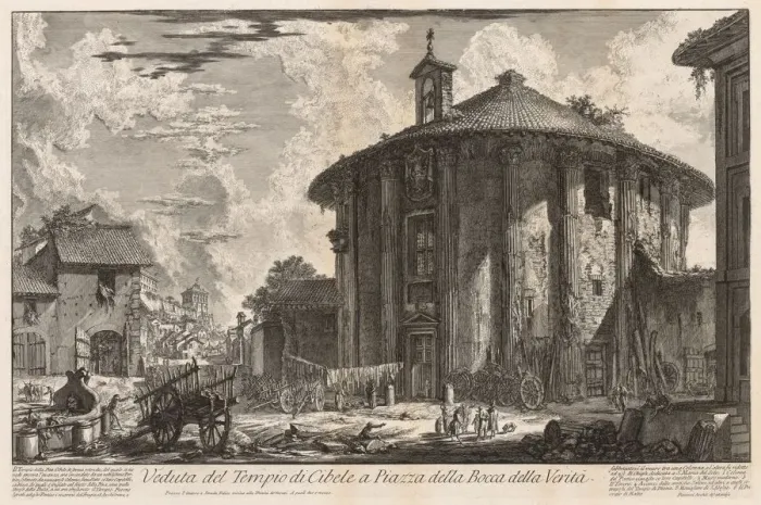 Framed Print : Views of Rome: Temple of Cybele, 1758. Creator: Giovanni Battista Piranesi (Italian, 1720-1778) Framed Print : Views of Rome: Temple of Cybele, 1758. Creator: Giovanni Battista Piranesi (Italian, 1720-1778)