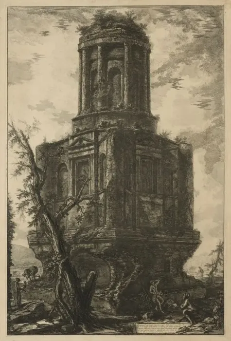 Framed Print : Views of Rome: The Tomb, called La Connocchia, 1776. Creator: Giovanni Battista Piranesi (Italian Framed Print : Views of Rome: The Tomb, called La Connocchia, 1776. Creator: Giovanni Battista Piranesi (Italian
