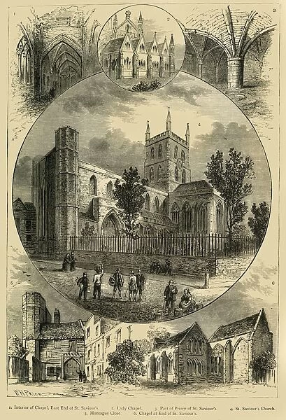 Views of St. Saviours Church, (c1878). Creator: Unknown