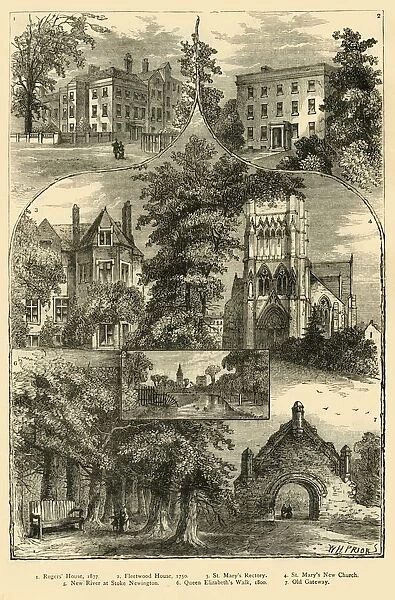 Views in Stoke Newington, c1876. Creator: Unknown