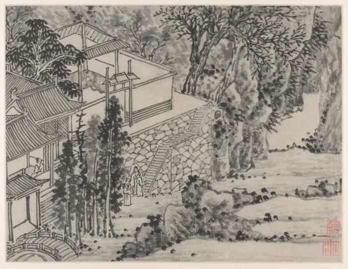 Framed Print : Twelve Views of Tiger Hill, Suzhou: The Enlightened Stone Retreat, after 1490. Creator Framed Print : Twelve Views of Tiger Hill, Suzhou: The Enlightened Stone Retreat, after 1490. Creator