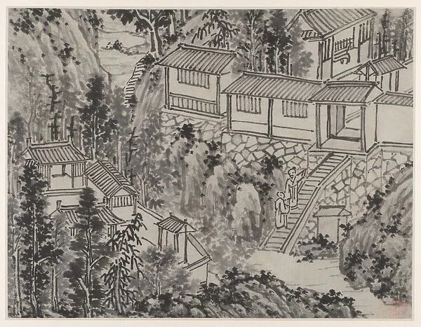 Twelve Views of Tiger Hill, Suzhou: The Pine Retreat, after 1490. Creator: Shen Zhou (Chinese