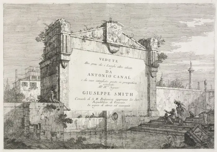 Framed Print : Views: Title Page, 1735-1746. Creator: Antonio Canaletto (Italian, 1697-1768) Framed Print : Views: Title Page, 1735-1746. Creator: Antonio Canaletto (Italian, 1697-1768)