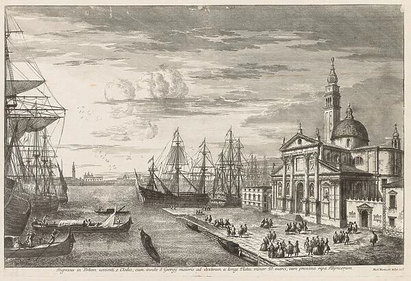 Views of Venice: The Basin of St. Marks, 1741. Creator: Michele Marieschi (Italian, 1710-1743)