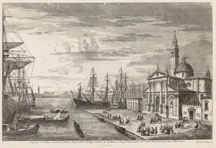 Framed Print : Views of Venice: The Basin of St. Marks, 1741. Creator: Michele Marieschi (Italian, 1710-1743) Framed Print : Views of Venice: The Basin of St. Marks, 1741. Creator: Michele Marieschi (Italian, 1710-1743)